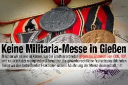 keine Militaria-Messe in Gießen