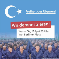 Plakat Uiguren